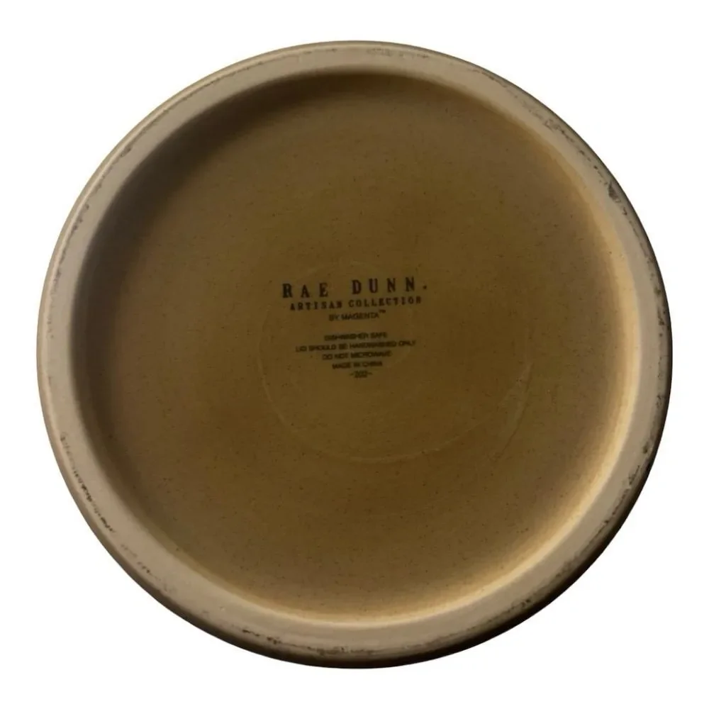 Rae Dunn Granola Canister with Lid, Ceramic Jar, Kitchen‎ Storage, Decor